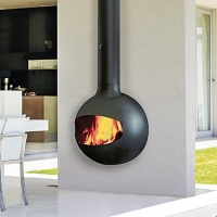 Пристенный уличный открытый камин EMIFOCUS OUTDOOR